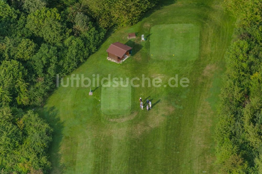 Würzburg von oben - Golfplatz des Golf Club Würzburg e.V. im Ortsteil Heidingsfeld in Würzburg im Bundesland Bayern, Deutschland