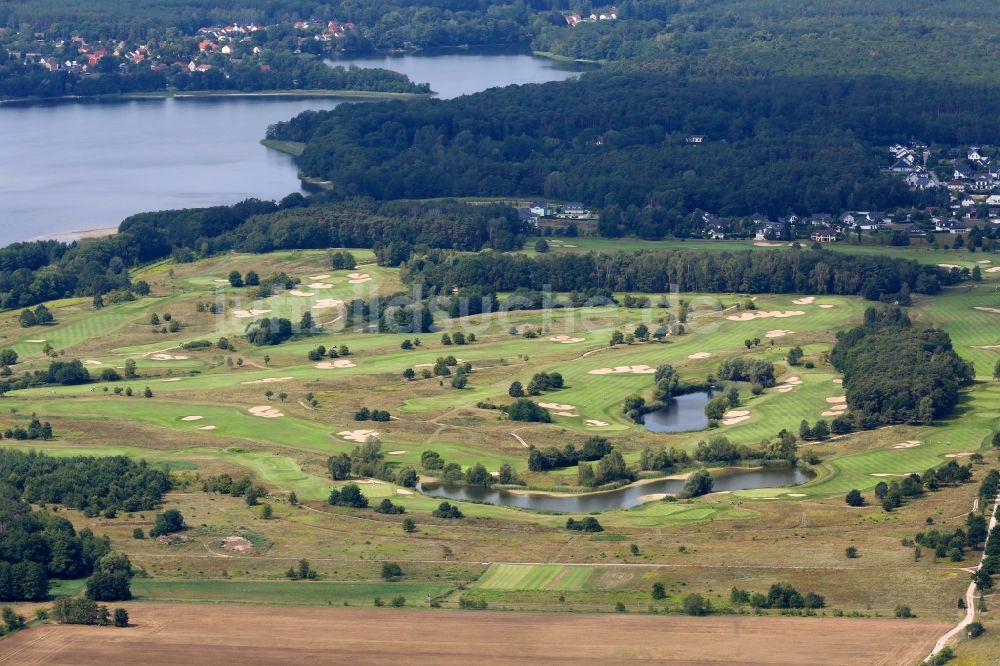 Luftaufnahme Michendorf - Golfplatz des Golf- und Country Club Seddiner See e. V. in Michendorf im Bundesland Brandenburg, Deutschland