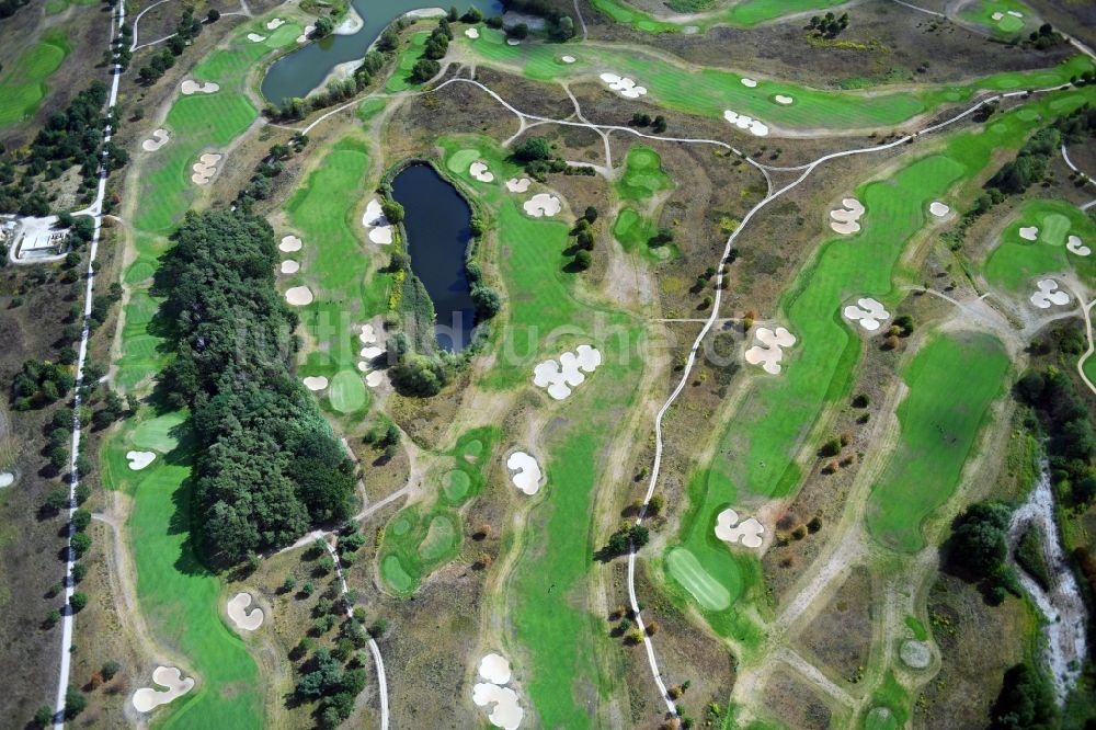 Luftbild Michendorf - Golfplatz des Golf- und Country Club Seddiner See e. V. in Michendorf im Bundesland Brandenburg, Deutschland