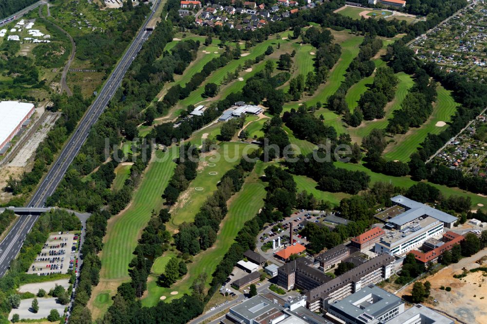 Braunschweig aus der Vogelperspektive: Golfplatz des Golf-Klub Braunschweig e.V. in Braunschweig im Bundesland Niedersachsen, Deutschland