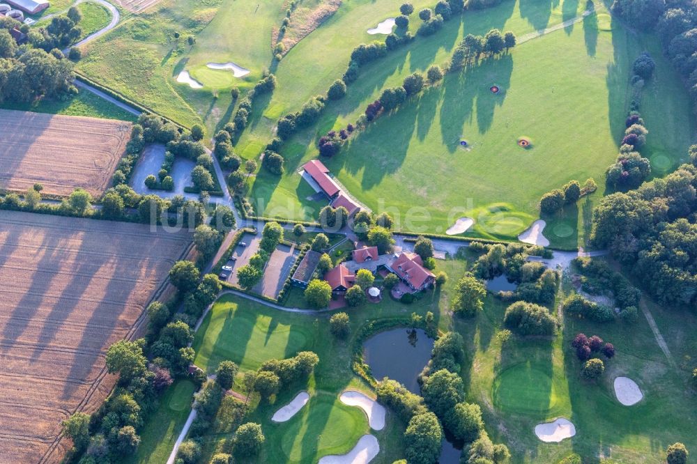 Coesfeld aus der Vogelperspektive: Golfplatz des Golf- und Landclub Coesfeld e.V. im Ortsteil Stevede in Coesfeld im Bundesland Nordrhein-Westfalen, Deutschland
