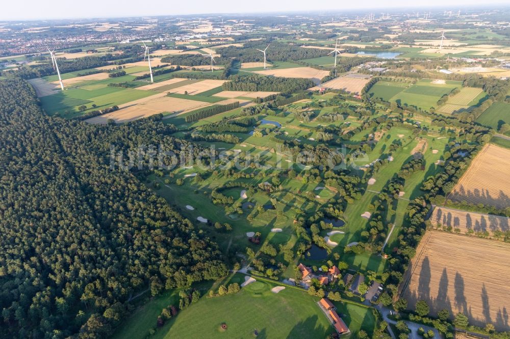 Luftaufnahme Coesfeld - Golfplatz des Golf- und Landclub Coesfeld e.V. im Ortsteil Stevede in Coesfeld im Bundesland Nordrhein-Westfalen, Deutschland