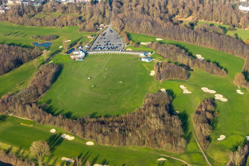 Duisburg von oben - Golfplatz Golf & More in Duisburg im Bundesland Nordrhein-Westfalen, Deutschland