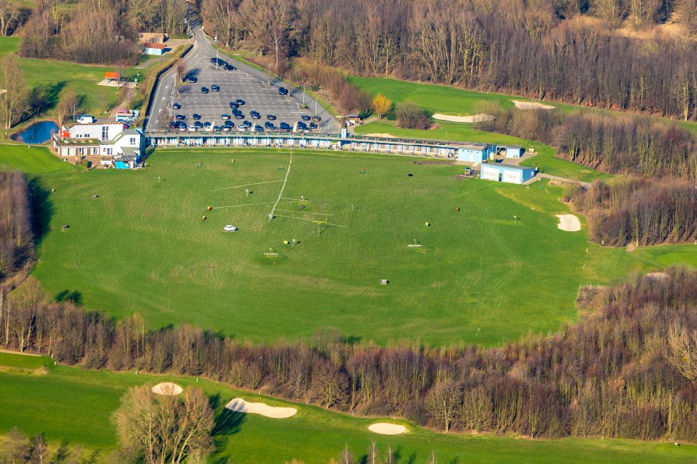 Duisburg aus der Vogelperspektive: Golfplatz Golf & More in Duisburg im Bundesland Nordrhein-Westfalen, Deutschland
