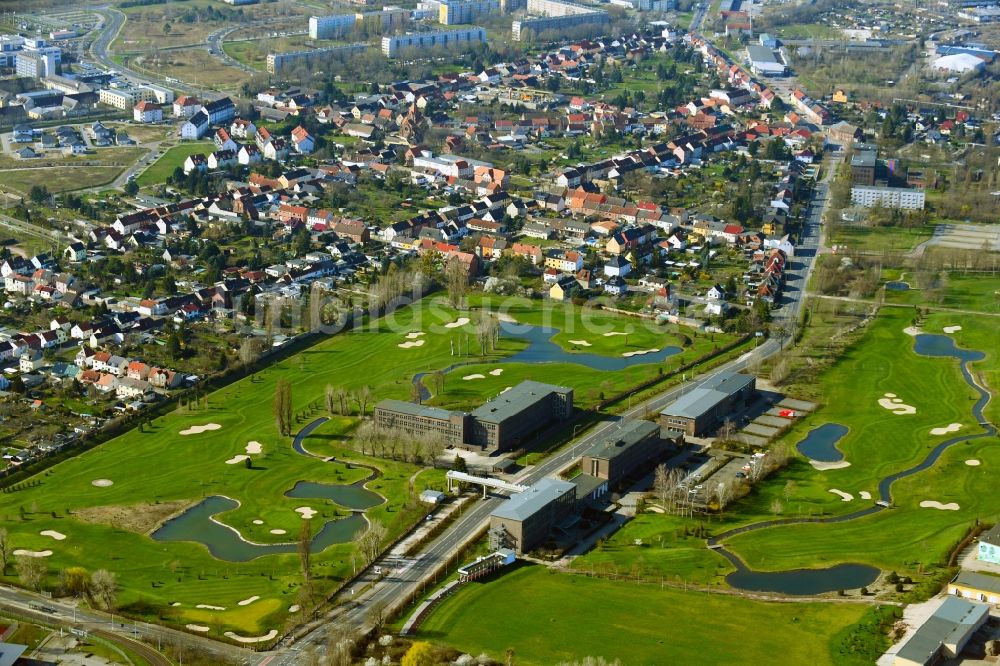 Luftbild Dessau - Golfplatz Golf-Park Dessau e.V. in Dessau im Bundesland Sachsen-Anhalt, Deutschland