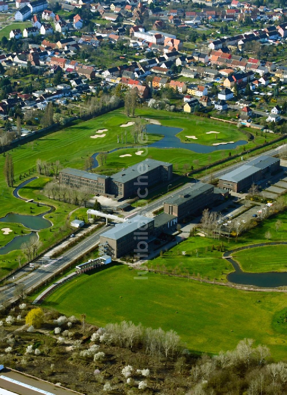 Luftbild Dessau - Golfplatz Golf-Park Dessau e.V. in Dessau im Bundesland Sachsen-Anhalt, Deutschland