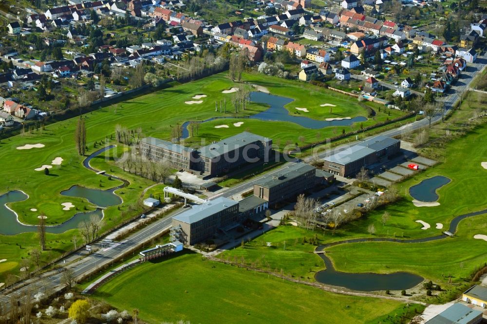 Luftaufnahme Dessau - Golfplatz Golf-Park Dessau e.V. in Dessau im Bundesland Sachsen-Anhalt, Deutschland