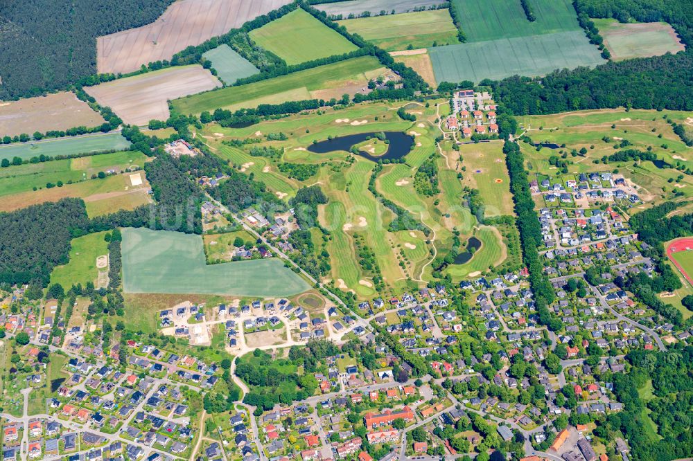 Luftaufnahme Adendorf - Golfplatz Golf Resort Adendorf in Adendorf im Bundesland Niedersachsen, Deutschland