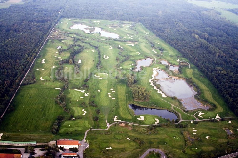 Luftaufnahme Essingen - Golfplatz Golfanlage Landgut Dreihof in Essingen im Bundesland Rheinland-Pfalz
