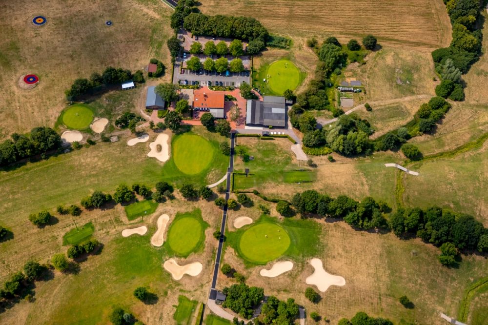 Everswinkel aus der Vogelperspektive: Golfplatz Golfclub Brückhausen in Everswinkel im Bundesland Nordrhein-Westfalen, Deutschland