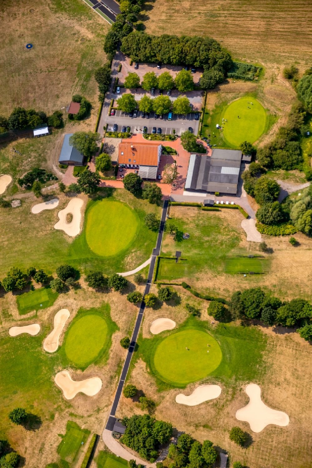 Luftbild Everswinkel - Golfplatz Golfclub Brückhausen in Everswinkel im Bundesland Nordrhein-Westfalen, Deutschland