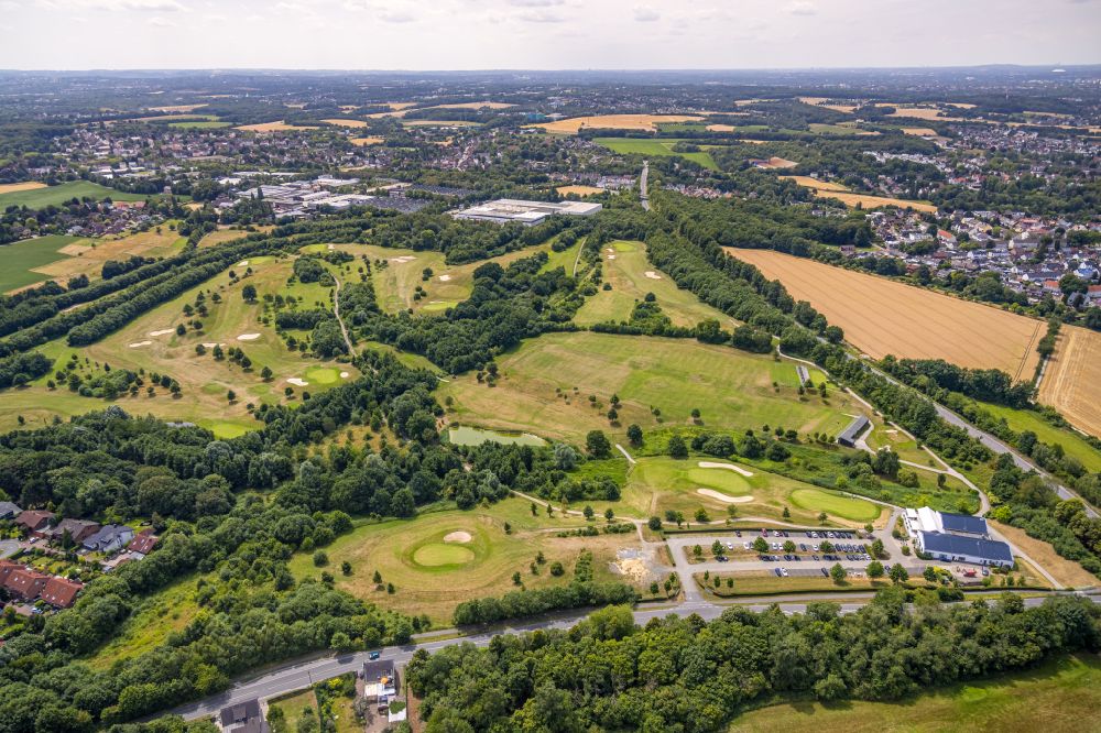 Frohlinde von oben - Golfplatz Golfclub Castrop-Rauxel e.V. in Frohlinde in Frohlinde im Bundesland Nordrhein-Westfalen, Deutschland