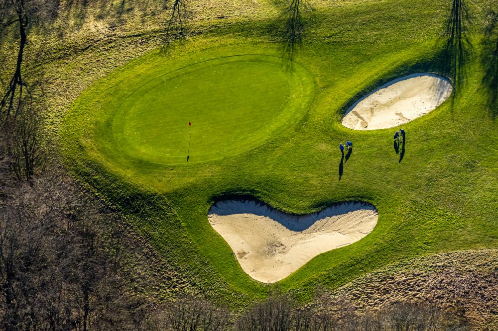 Frohlinde aus der Vogelperspektive: Golfplatz Golfclub Castrop-Rauxel e.V. in Frohlinde in Frohlinde im Bundesland Nordrhein-Westfalen, Deutschland