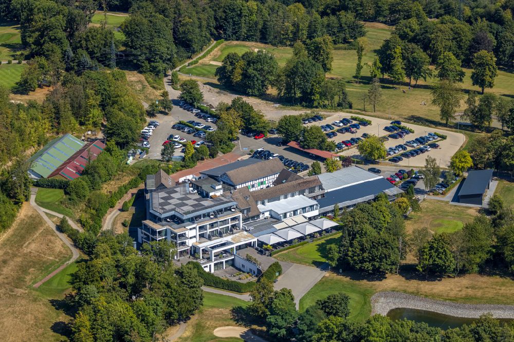 Luftaufnahme Sprockhövel - Golfplatz des Golfclub Felderbach e.V. Frielinghausen in Sprockhövel im Bundesland Nordrhein-Westfalen, Deutschland