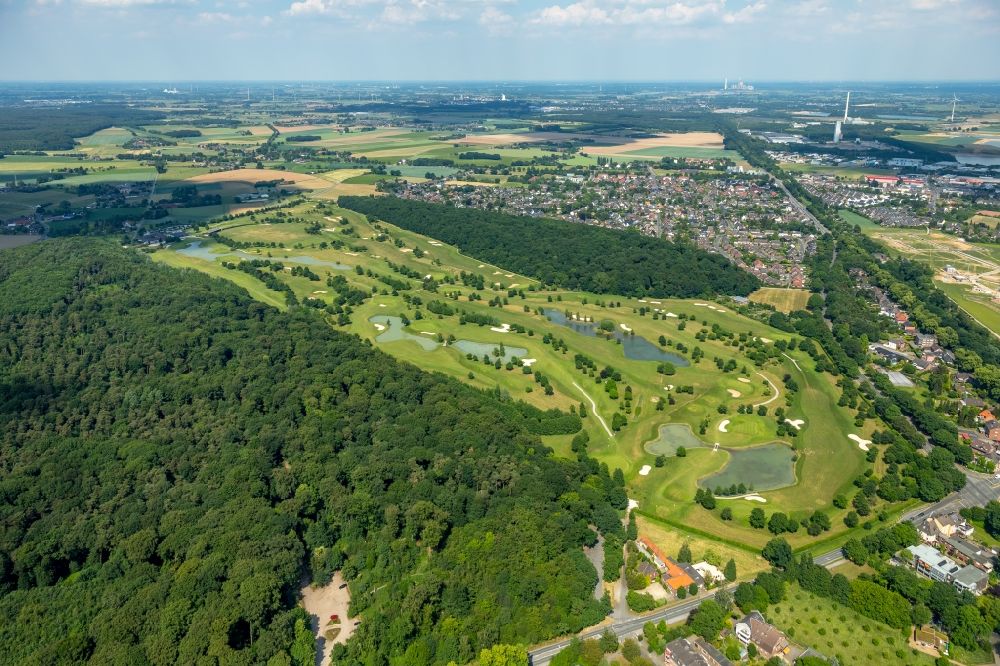 Kamp-Lintfort von oben - Golfplatz Golfclub Am Kloster-Kamp e.V. im Ortsteil Niersenbruch in Kamp-Lintfort im Bundesland Nordrhein-Westfalen, Deutschland