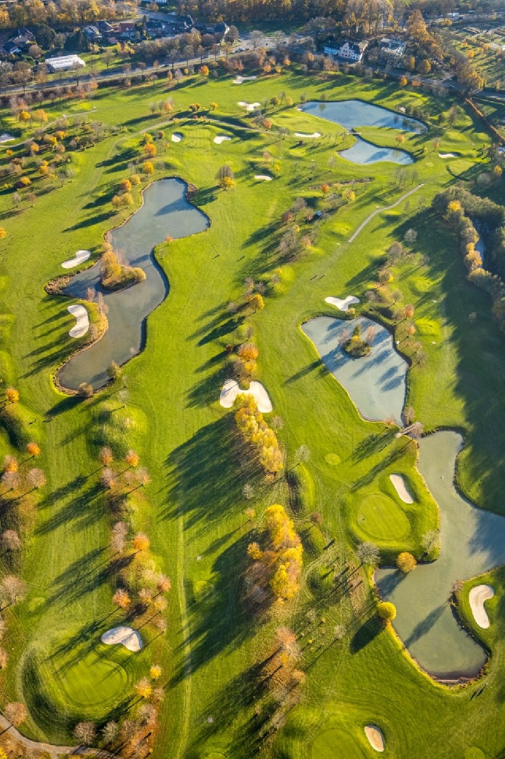 Luftbild Kamp-Lintfort - Golfplatz Golfclub Am Kloster-Kamp e.V. im Ortsteil Niersenbruch in Kamp-Lintfort im Bundesland Nordrhein-Westfalen, Deutschland