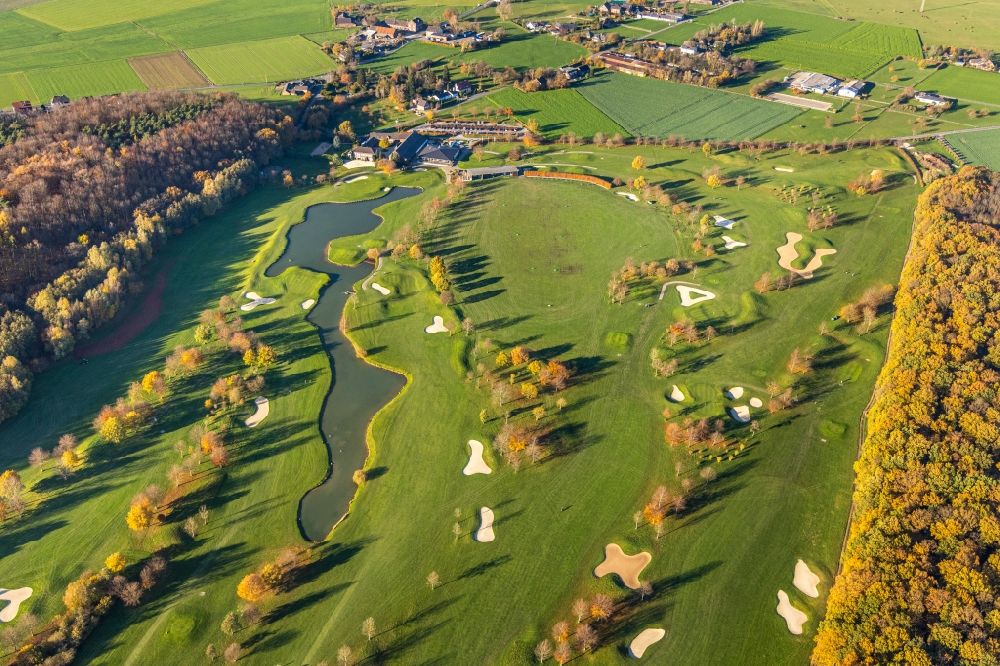 Luftbild Kamp-Lintfort - Golfplatz Golfclub Am Kloster-Kamp e.V. im Ortsteil Niersenbruch in Kamp-Lintfort im Bundesland Nordrhein-Westfalen, Deutschland