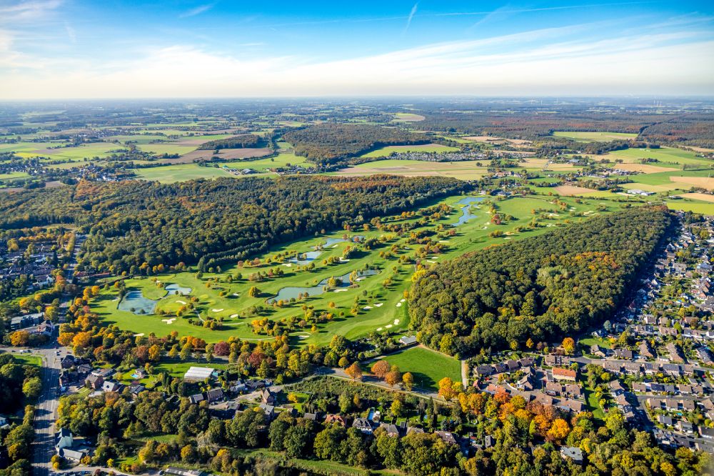 Luftaufnahme Kamp-Lintfort - Golfplatz Golfclub Am Kloster-Kamp e.V. im Ortsteil Niersenbruch in Kamp-Lintfort im Bundesland Nordrhein-Westfalen, Deutschland
