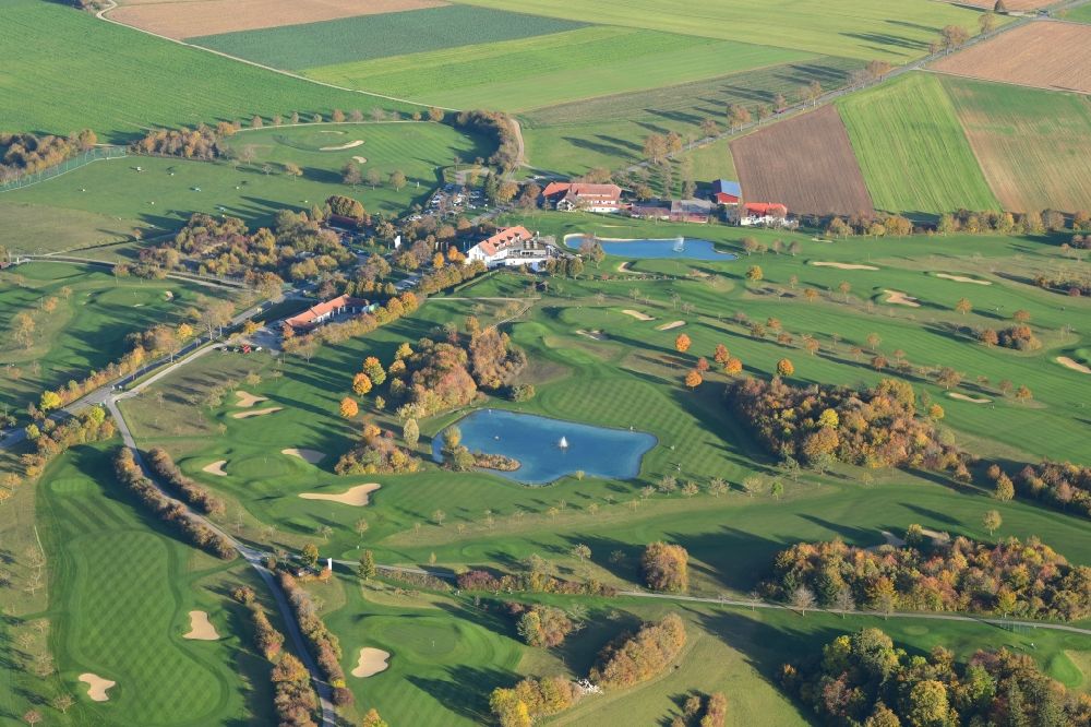 Stühlingen aus der Vogelperspektive: Golfplatz vom Golfclub Obere Alp e.V in Stühlingen im Bundesland Baden-Württemberg, Deutschland