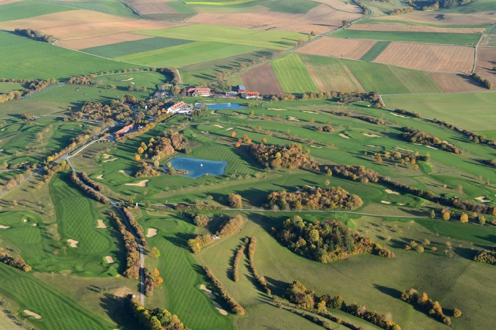 Stühlingen aus der Vogelperspektive: Golfplatz vom Golfclub Obere Alp e.V in Stühlingen im Bundesland Baden-Württemberg, Deutschland