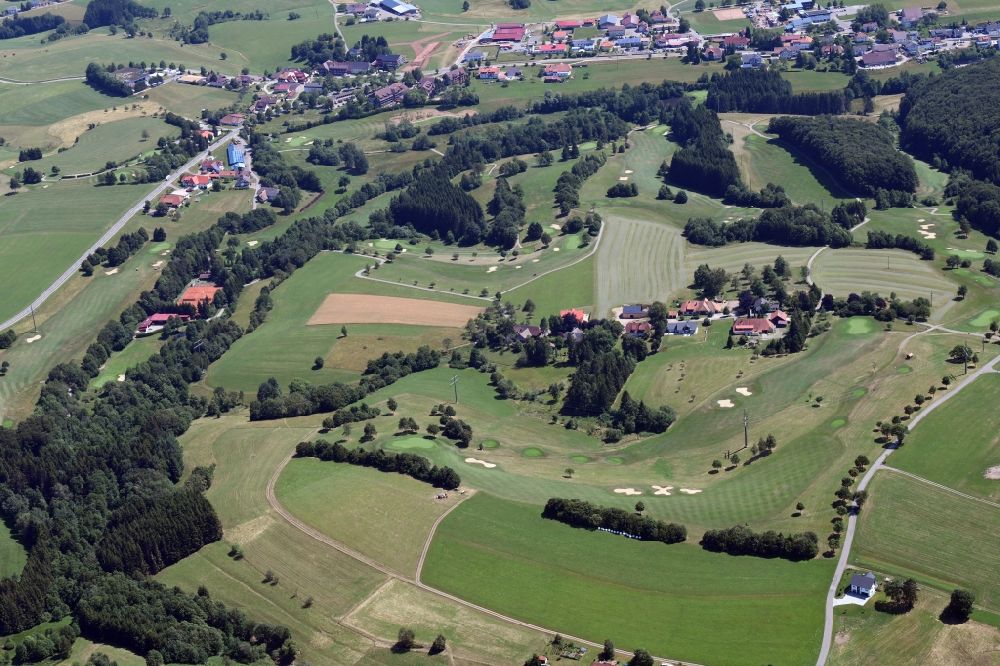 Luftbild Rickenbach - Golfplatz des Golfclub Rickenbach e.V. in Rickenbach im Bundesland Baden-Württemberg, Deutschland