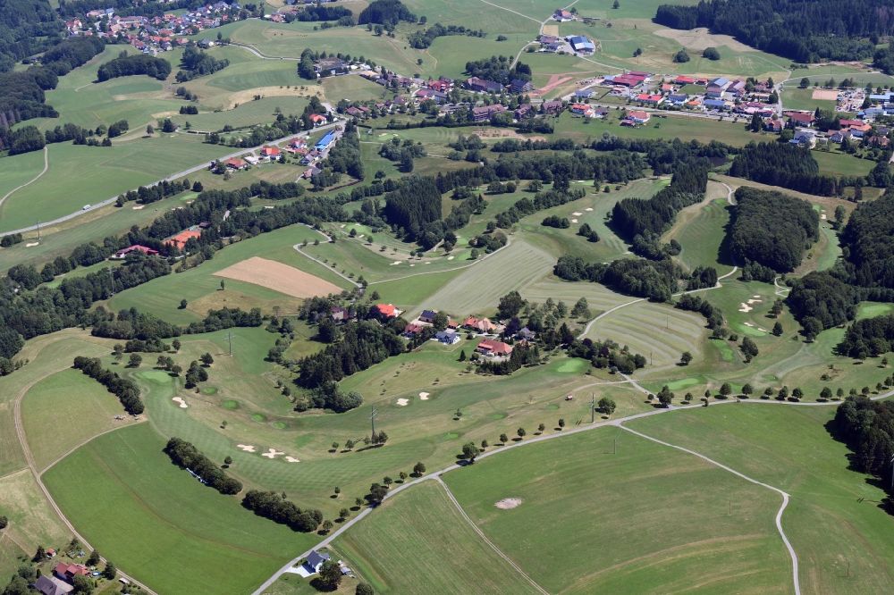 Rickenbach von oben - Golfplatz des Golfclub Rickenbach e.V. in Rickenbach im Bundesland Baden-Württemberg, Deutschland