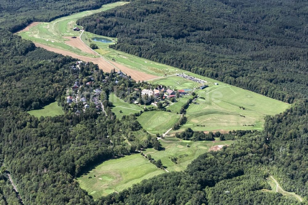 Luftbild Kressbach - Golfplatz Golfclub Schloss Kressbach in Kressbach im Bundesland Baden-Württemberg, Deutschland