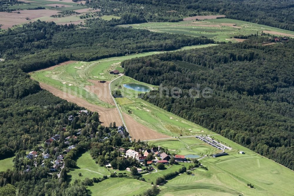 Luftbild Kressbach - Golfplatz Golfclub Schloss Kressbach in Kressbach im Bundesland Baden-Württemberg, Deutschland