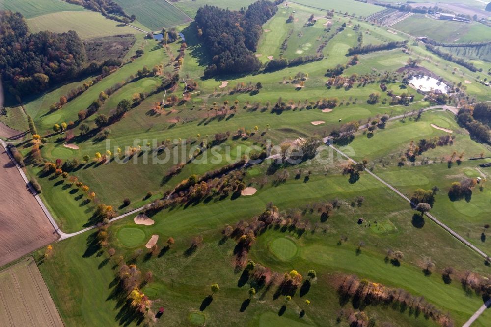 Luftaufnahme Geiselwind - Golfplatz des Golfclub Steigerwald in Geiselwind e. V. in Geiselwind im Bundesland Bayern, Deutschland