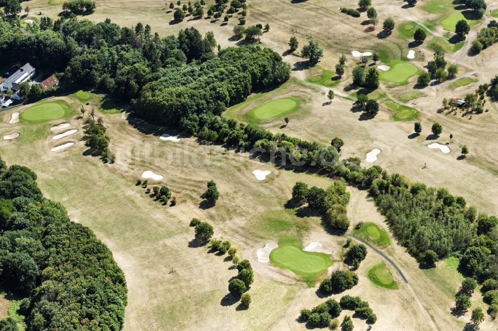 Velbert von oben - Golfplatz Golfclub Velbert Gut Kuhlendahl e.V. in Velbert im Bundesland Nordrhein-Westfalen, Deutschland