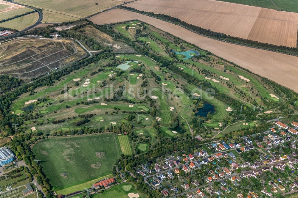 Luftaufnahme Leipzig - Golfplatz GolfPark Leipzig am Bergweg in Leipzig im Bundesland Sachsen, Deutschland