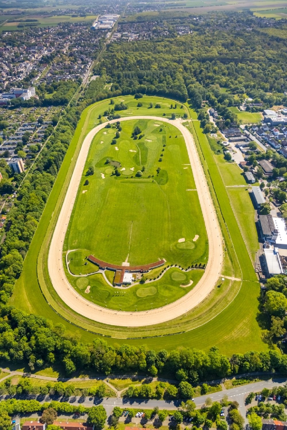 Luftaufnahme Dortmund - Golfplatz GolfRange Dortmund in Dortmund im Bundesland Nordrhein-Westfalen, Deutschland