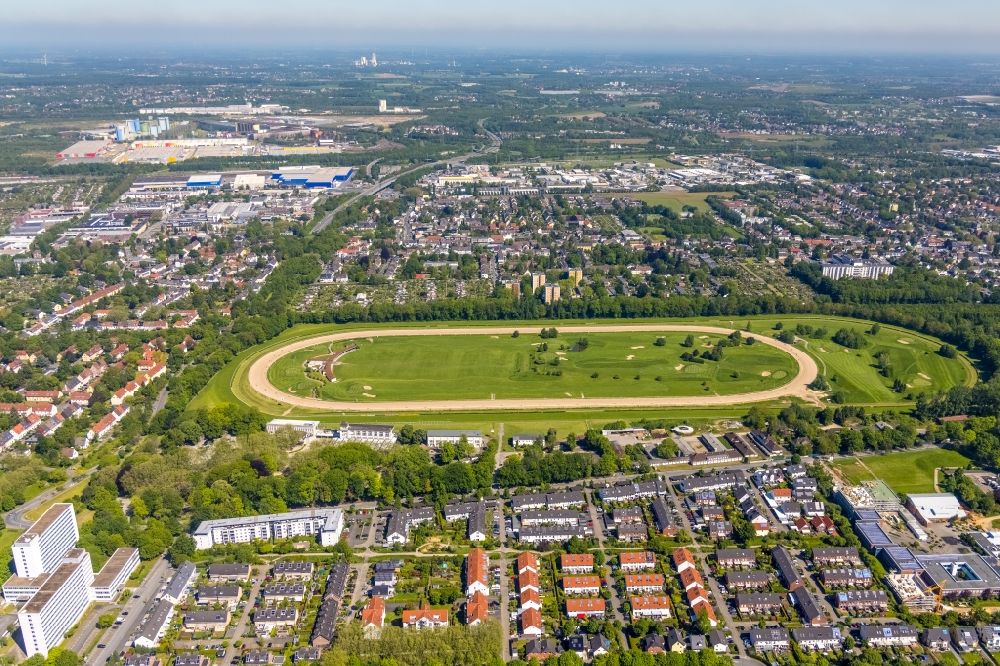 Dortmund von oben - Golfplatz GolfRange Dortmund in Dortmund im Bundesland Nordrhein-Westfalen, Deutschland