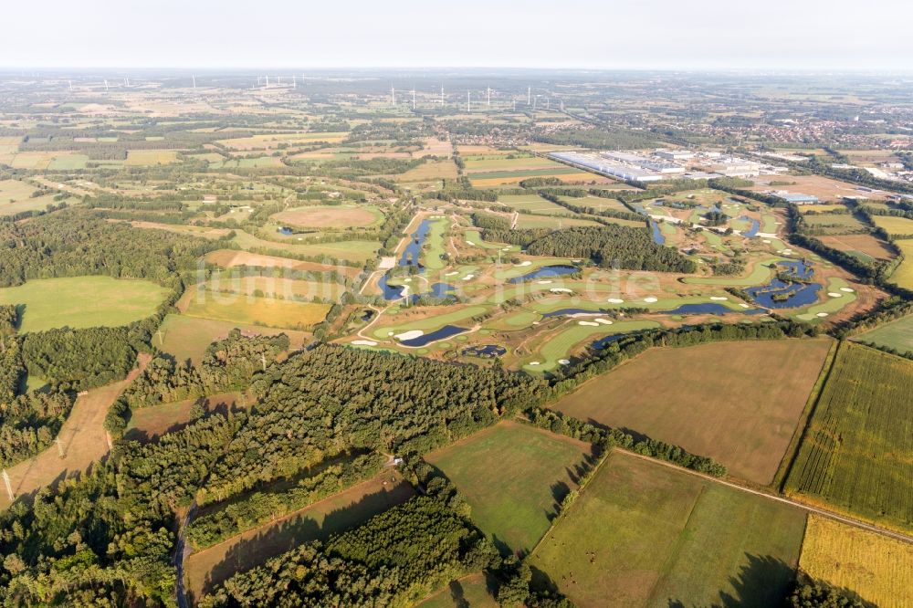 Winsen (Luhe) von oben - Golfplatz Green Eagle Golf Courses in Winsen (Luhe) im Bundesland Niedersachsen, Deutschland
