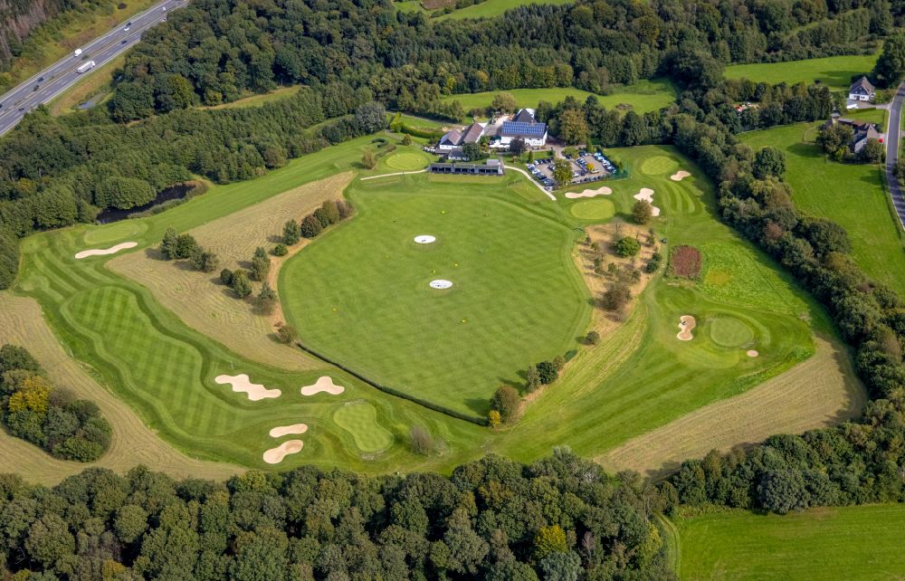 Luftaufnahme Heck - Golfplatz Gut Berge in Heck im Bundesland Nordrhein-Westfalen, Deutschland