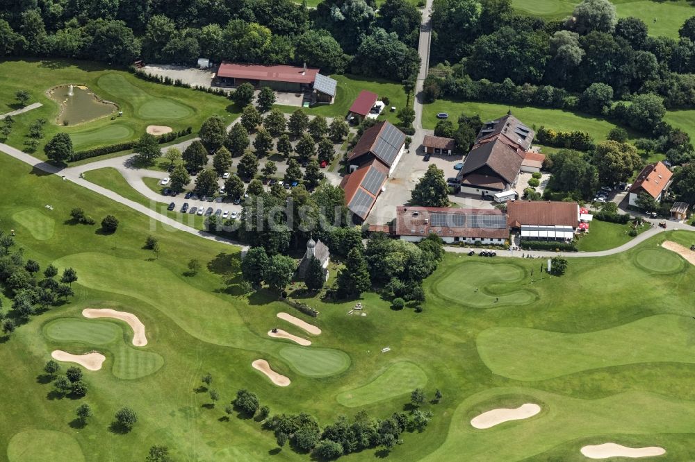 Luftbild Starnberg - Golfplatz Gut Rieden in Starnberg im Bundesland Bayern, Deutschland