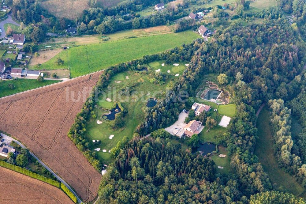 Velbert aus der Vogelperspektive: Golfplatz Hinkelsteinwiese in Velbert im Bundesland Nordrhein-Westfalen, Deutschland