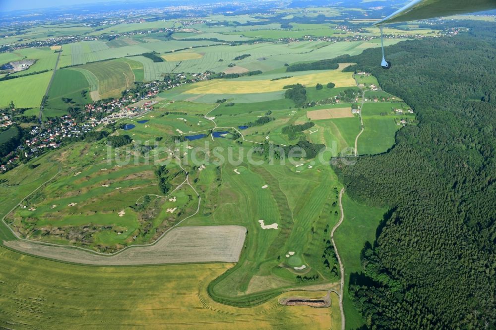 Luftbild Herzogswalde - Golfplatz am Landbergweg in Herzogswalde im Bundesland Sachsen, Deutschland