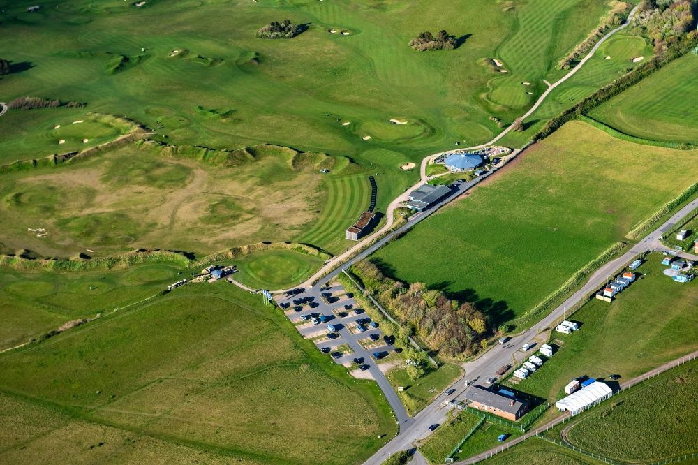 Luftbild Tinnum - Golfplatz Marine Golf Club Sylt in Tinnum auf Sylt im Bundesland Schleswig-Holstein, Deutschland
