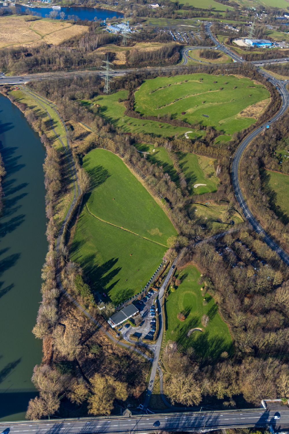 Luftbild Witten - Golfplatz der Ruhr-Golf-GmbH in Witten im Bundesland Nordrhein-Westfalen, Deutschland