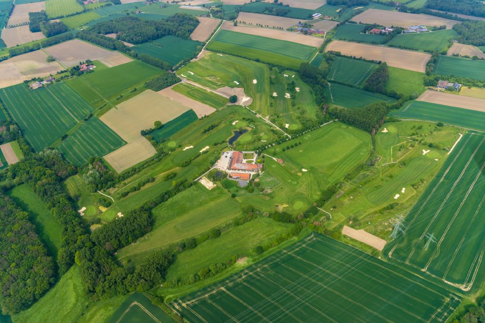 Werne aus der Vogelperspektive: Golfplatz Werne a. d. Lippe in Werne im Bundesland Nordrhein-Westfalen, Deutschland