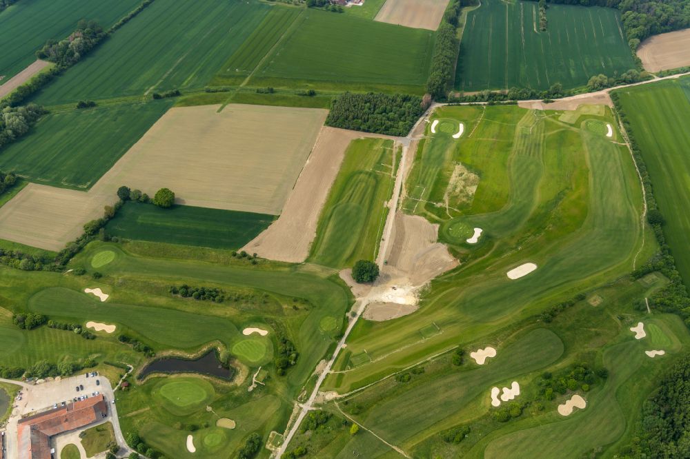 Werne von oben - Golfplatz Werne a. d. Lippe in Werne im Bundesland Nordrhein-Westfalen, Deutschland
