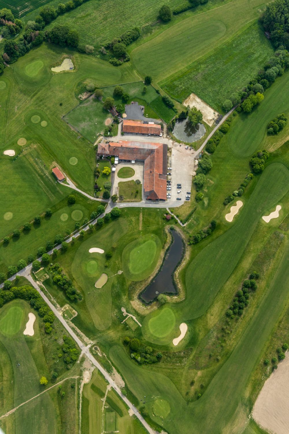 Werne aus der Vogelperspektive: Golfplatz Werne a. d. Lippe in Werne im Bundesland Nordrhein-Westfalen, Deutschland