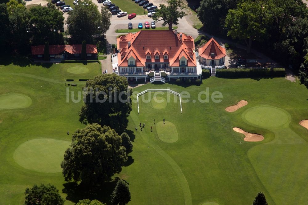 Luftbild Neuburg an der Donau - Golfplatz des Wittelsbacher Golfclub Rohrenfeld Neuburg e.V. in Neuburg an der Donau im Bundesland Bayern, Deutschland