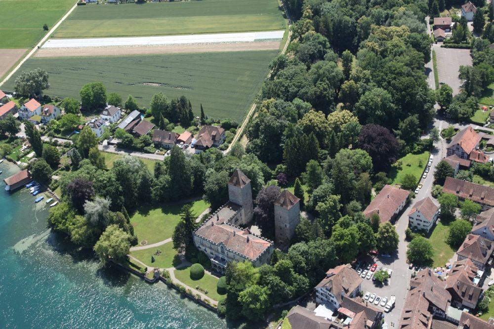 Luftbild Tägerwilen - Gottlieben, Kanton Thurgau, Schweiz