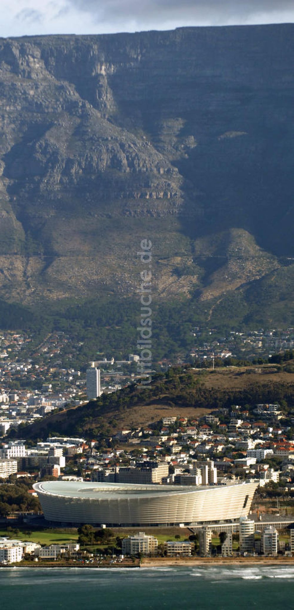 Luftaufnahme Kapstadt - Green Point Stadion / Stadium in Kapstadt / Cape Town in Südafrika / South Africa