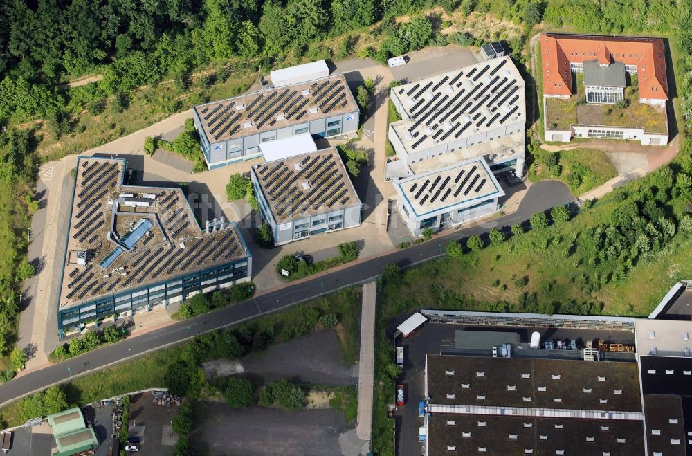 Luftaufnahme Eisenach-Stedtfeld - Gründer- und Innovationszentrum Stedtfeld in Eisenach im Bundesland Thüringen