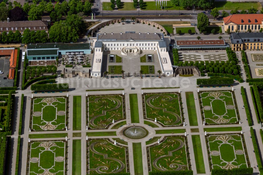 Luftbild Hannover - Großer Garten im Stadtteil Herrenhausen in Hannover im Bundesland Niedersachsen, Deutschland