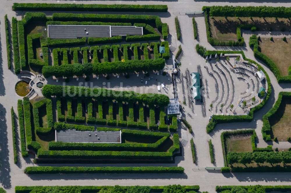 Luftaufnahme Hannover - Großer Garten im Stadtteil Herrenhausen in Hannover im Bundesland Niedersachsen, Deutschland