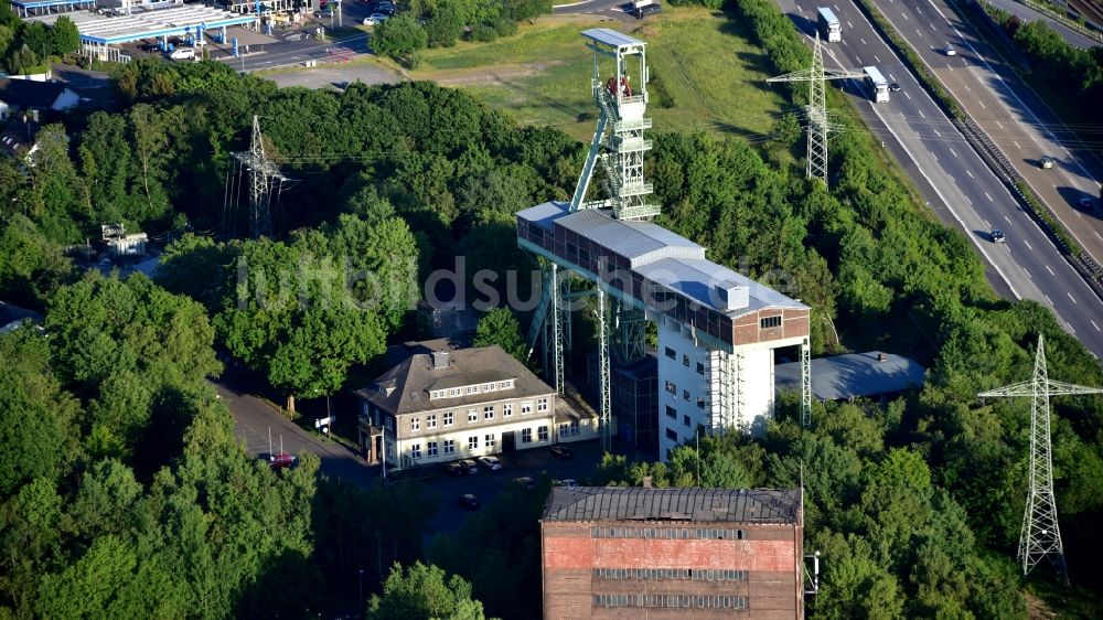 Luftaufnahme Willroth - Grube Georg in Willroth im Bundesland Rheinland-Pfalz, Deutschland